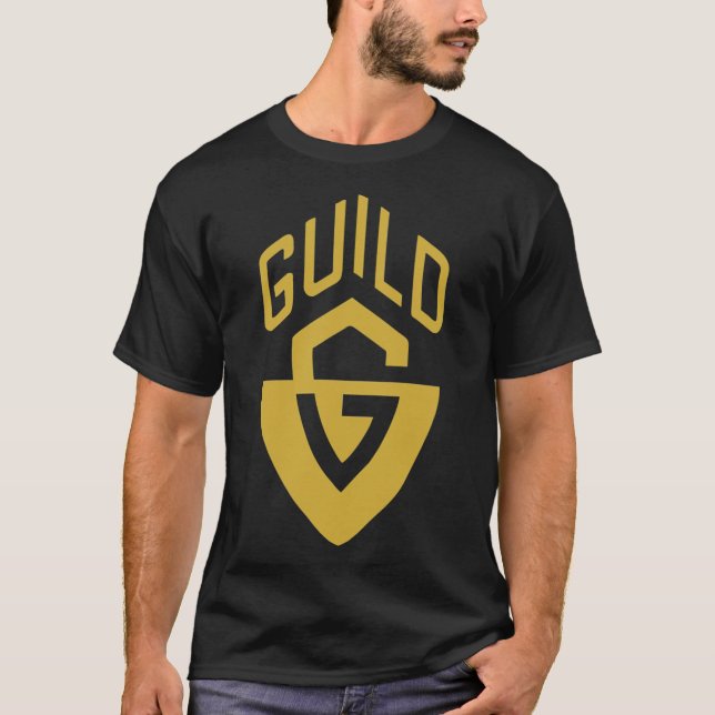 Guild Guitar Essential  T Shirt (Framsida)
