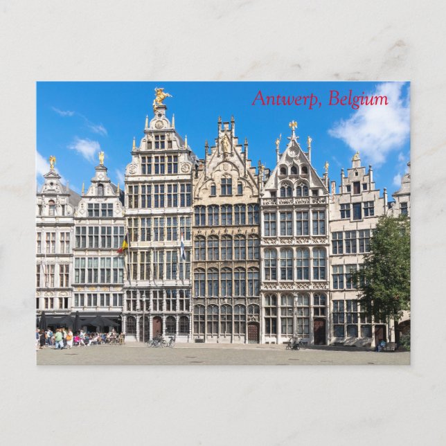 Guild house, Antwerpen, Belgien Vykort (Framsida)