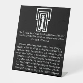 Guild of Osiris Pedestal Sign