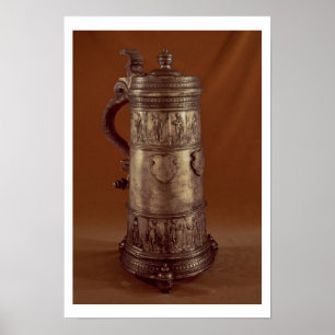 Guild-tankard, silvret, 1564 poster