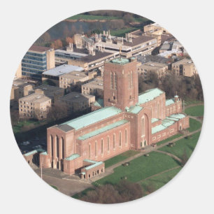 Guildford Cathedral Runt Klistermärke