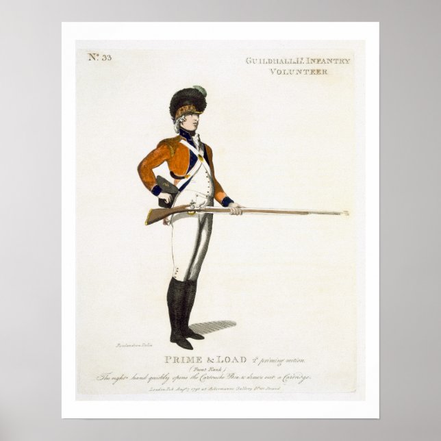 Guildhall Light Infantry Volunteer, tallrik 33 frå Poster (Framsidan)