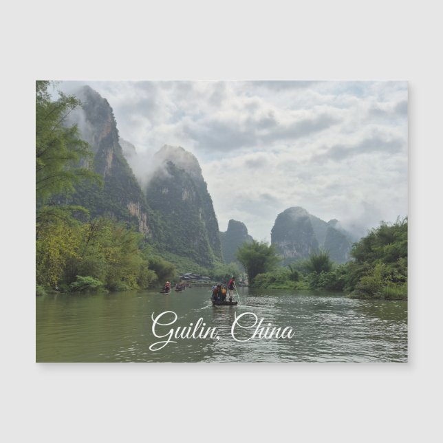 Guilin, China Magnet Card (Framsida)