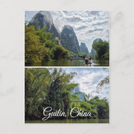 Guilin, Kina Collage Vykort