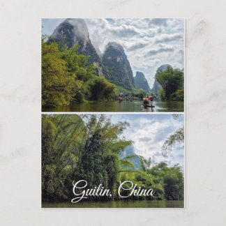 Guilin, Kina Collage Vykort