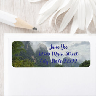 Guilin, Kina Returadress Etikett