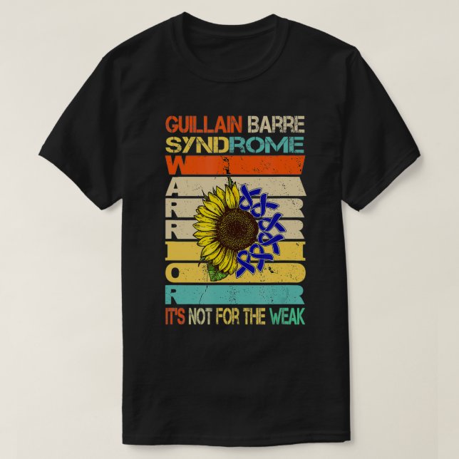 Guillain Barre Syndrome är inte för det svaga Vint T Shirt (Design framsida)