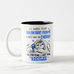 Guillain Barre Syndrome Awareness Month Ribbon Gif Två-Tonad Mugg