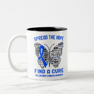 Guillain Barre Syndrome Awareness Month Ribbon Gif Två-Tonad Mugg