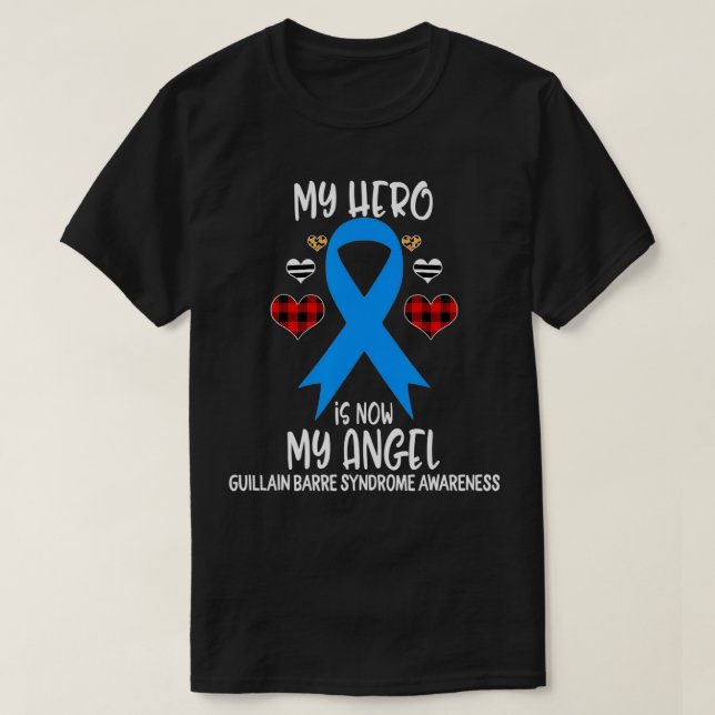 Guillain Barre Syndrome Awareness Remfamning Hero T Shirt (Design framsida)