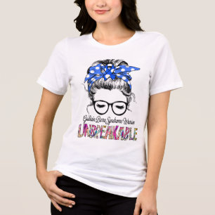 Guillain Barre Syndrome Awareness Ribbon Support T Shirt