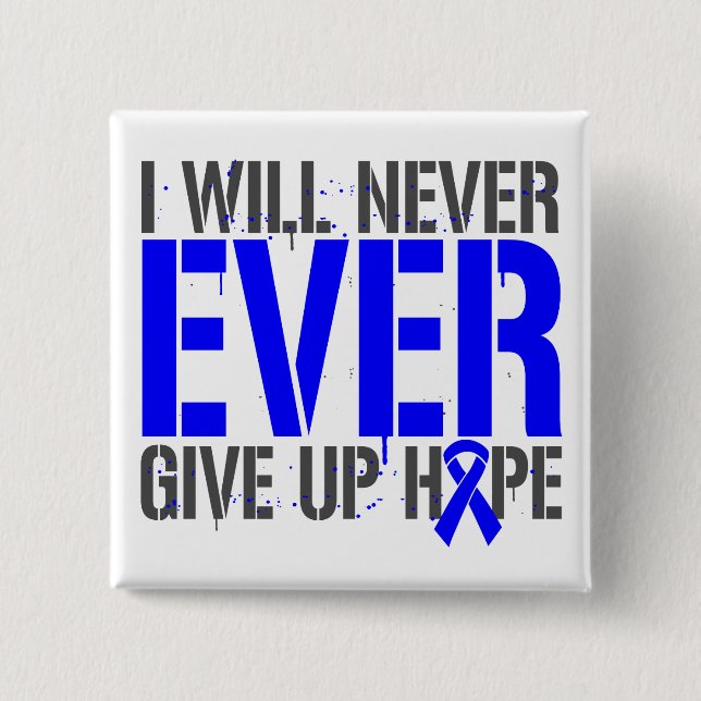 Guillain Barre Syndrome jag aldrig kommer att Ge u Knapp (Framsida)