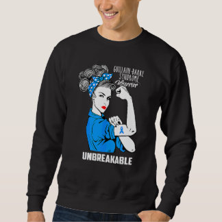 Guillain Barre Syndrome Warrior Obrytable Awaren Lång Ärmad Tröja
