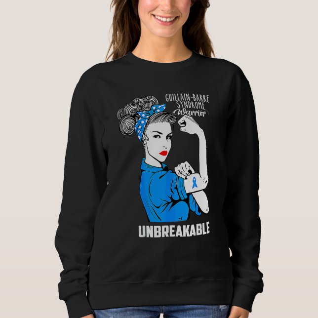 Guillain Barre Syndrome Warrior Obrytable Awaren T Shirt (Framsida)