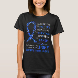Guillain Barre Syndrome Warrior som stöder kampen T Shirt