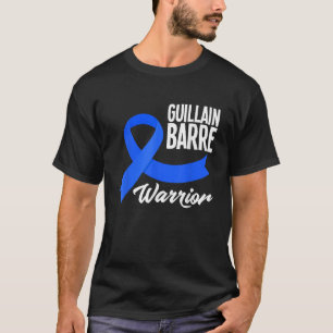 Guillain Barre Warrior Blue Ribbon Awareness T Shi Shirt