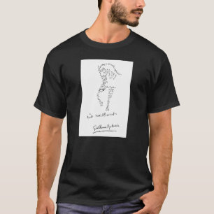 Guillaume Apollinaire, Calligramme Cheval T Shirt