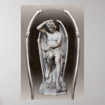 Guillaume Geefs Lucifer CC0286 Poster 36 på 91 cm