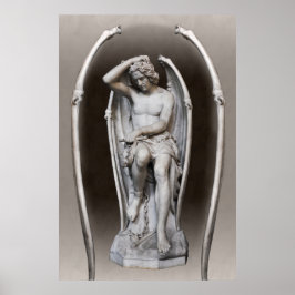 Guillaume Geefs Lucifer CC0286 Poster 36 på 91 cm