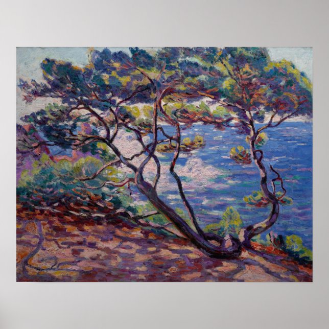 Guillaumin - Le Brusc Landskap i söder Poster (Framsidan)