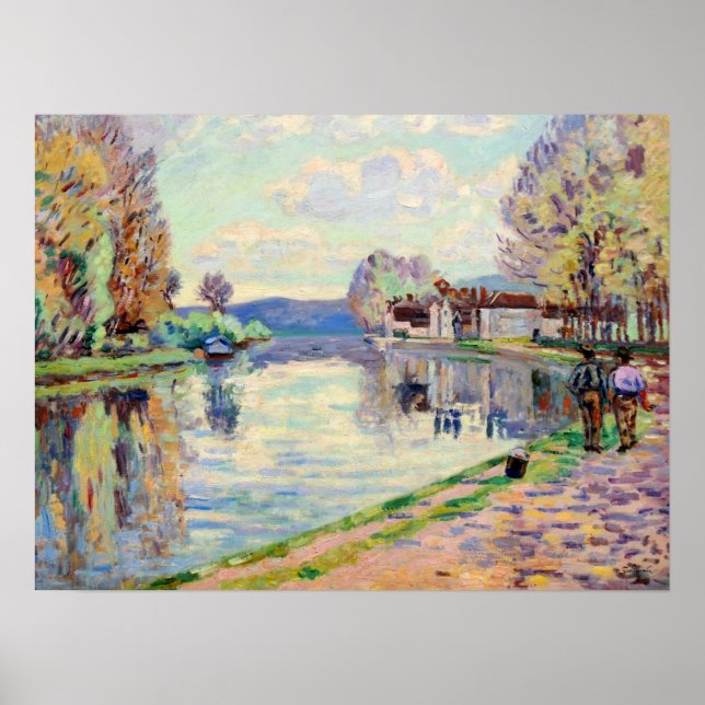 Guillaumin - Notan i Samois Poster (Framsidan)