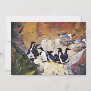 Guillemots Art Julkort