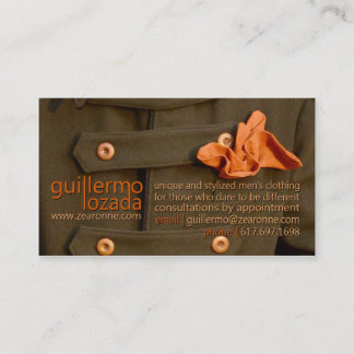 Guillermo Lozada | Zearonne.com Tidsbeställning Kort