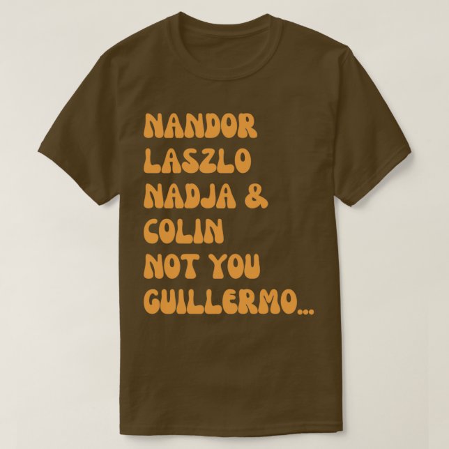 Guillermo T Shirt (Design framsida)