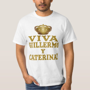 Guillermo y Caterina Boda verklig Camisas y Mas T Shirt