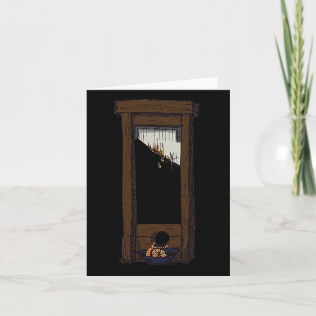 Guillotine Demonstration Ca. 2025 No Background Kort (Framsida)