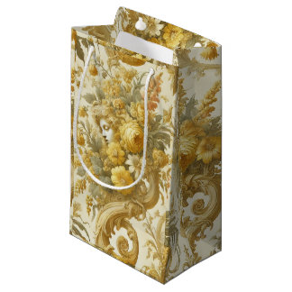 Guilt of Guld - Baroque Blommigt Pillow