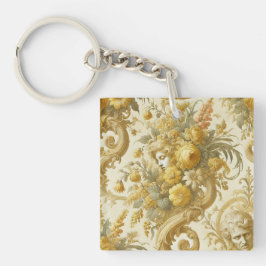 Guilt of Guld - Baroque Blommigt Pillow