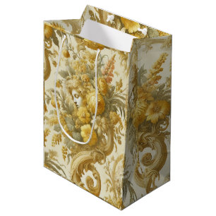 Guilt of Guld - Baroque Blommigt Pillow