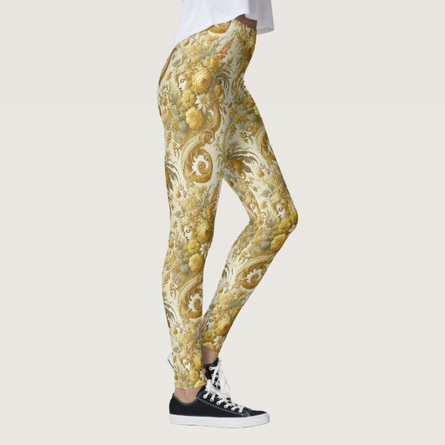Guilt of Guld - Gothic Victorian Leggings (Höger)