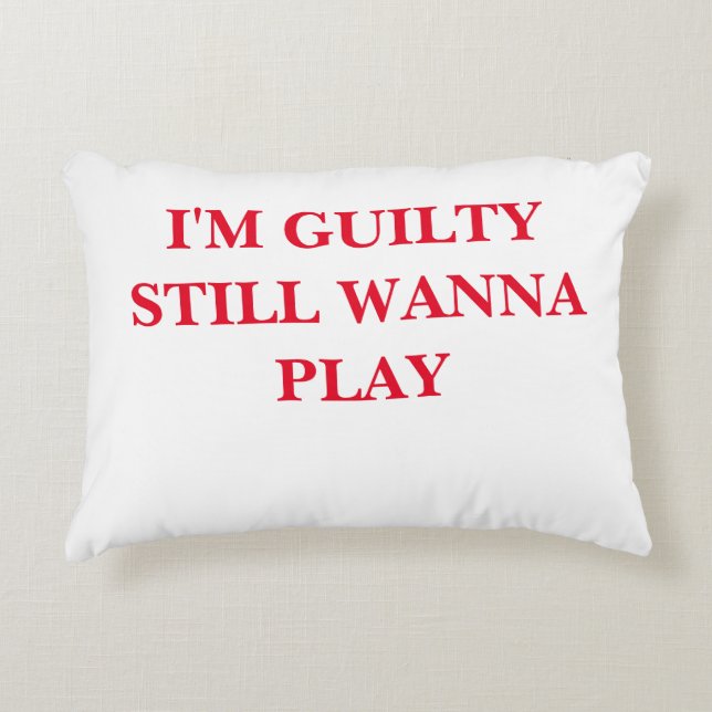 GUILTY-accentfyllning Prydnadskudde (Framsidan)
