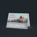 Guilty Cat Funny Birthday Kort<br><div class="desc">Cute och fånig födelsedagskort med en skyldig kattunge och en missad födelsedagskalas! Anpassa meddelandena och ha roligt att skapa ditt eget speciella hälsning. Tack för tittar och hopp! Foton ©Christine Greenspan</div>