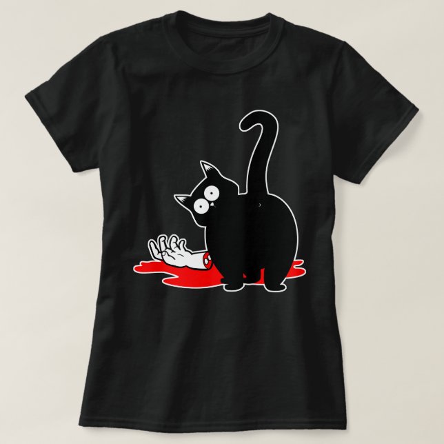 Guilty Cat T-Shirt (Design framsida)
