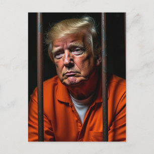 Guilty Trump Sits in Jail Vykort