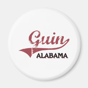 Guin Alabama stadsklassiker Magnet