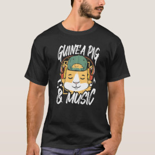 Guine Gris och Music Animal Lover Pet Owner Guine T Shirt