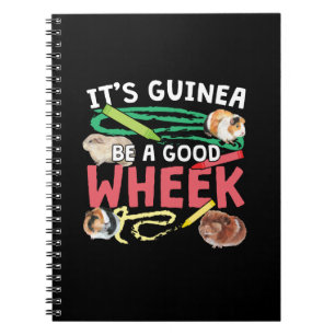 Guinea BE a Bra Wheek-Guinea Gris Pun Anteckningsbok