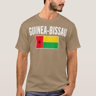 Guinea-Bissau Bissauan Tee Flagga souvenir Gift