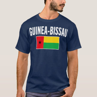 Guinea-Bissau Bissauan Tee Flagga souvenir Gift