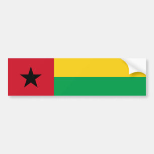 Guinea Bissau flagga Bildekal
