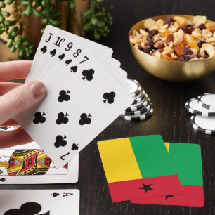 Guinea-Bissau flagga Casinokort