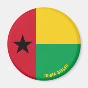 Guinea-Bissau Flagga Charming Patriotic Magnet
