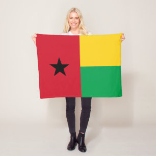 Guinea Bissau Flagga Fleecefilt
