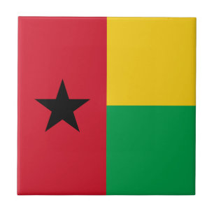 Guinea Bissau flagga Kakelplatta