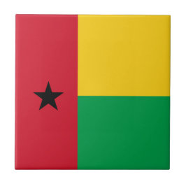 Guinea-Bissau flagga Kakelplatta