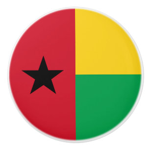 Guinea Bissau flagga Knopp